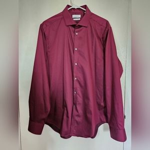 Calvin Klein Infinite non iron button down size Large.. 16 1/2... 34/35